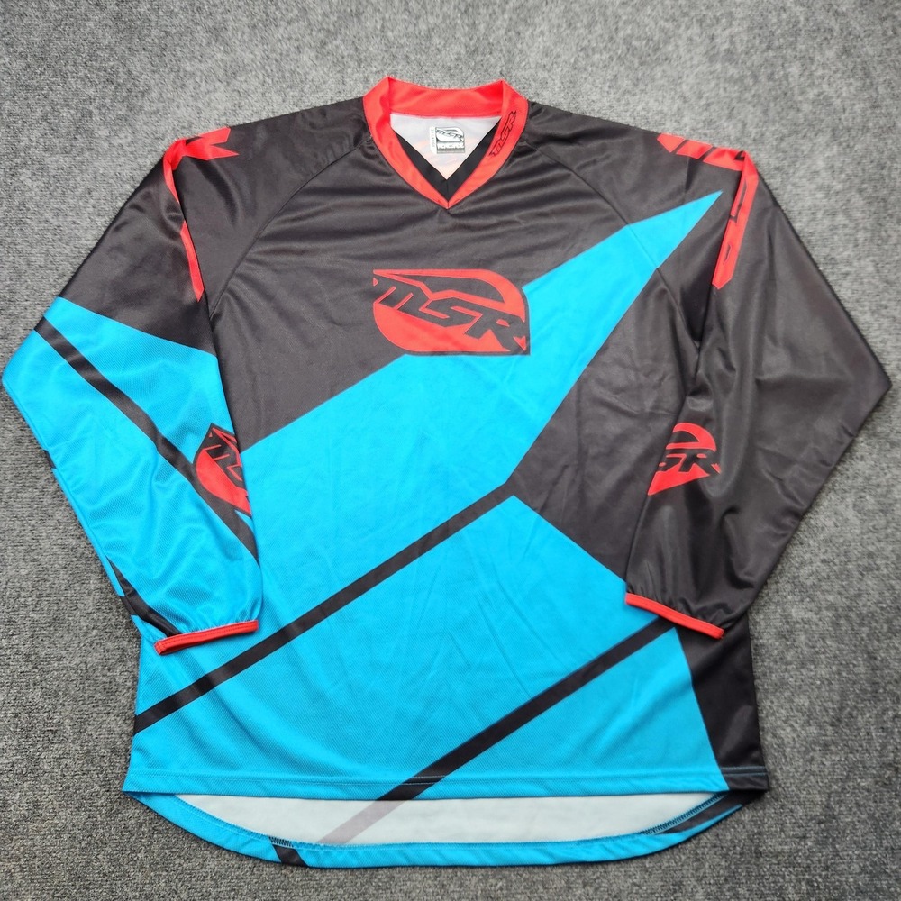 MSR Renegade‎ Jersey Shirt Mens 2XL Blue Black Long Sleeve Motocross MX Racing